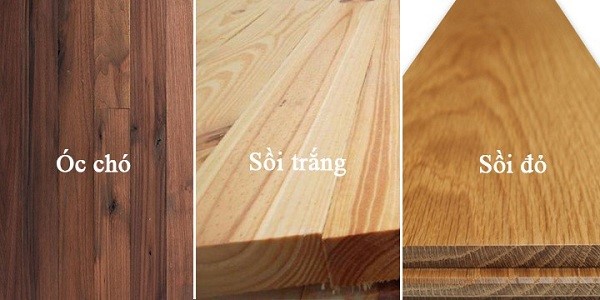 Gỗ óc chó và gỗ sồi: hai loại gỗ được tín đồ sành gỗ ưa chuộng nhất hiện nay